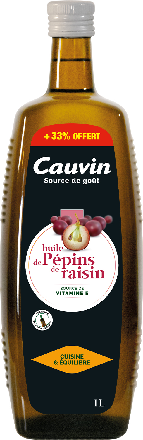 HUILE DE PÉPINS DE RAISIN