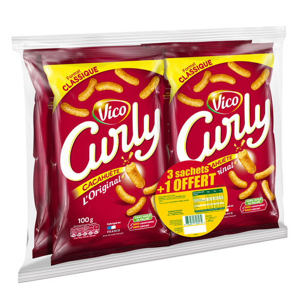 Curly cacahuète 