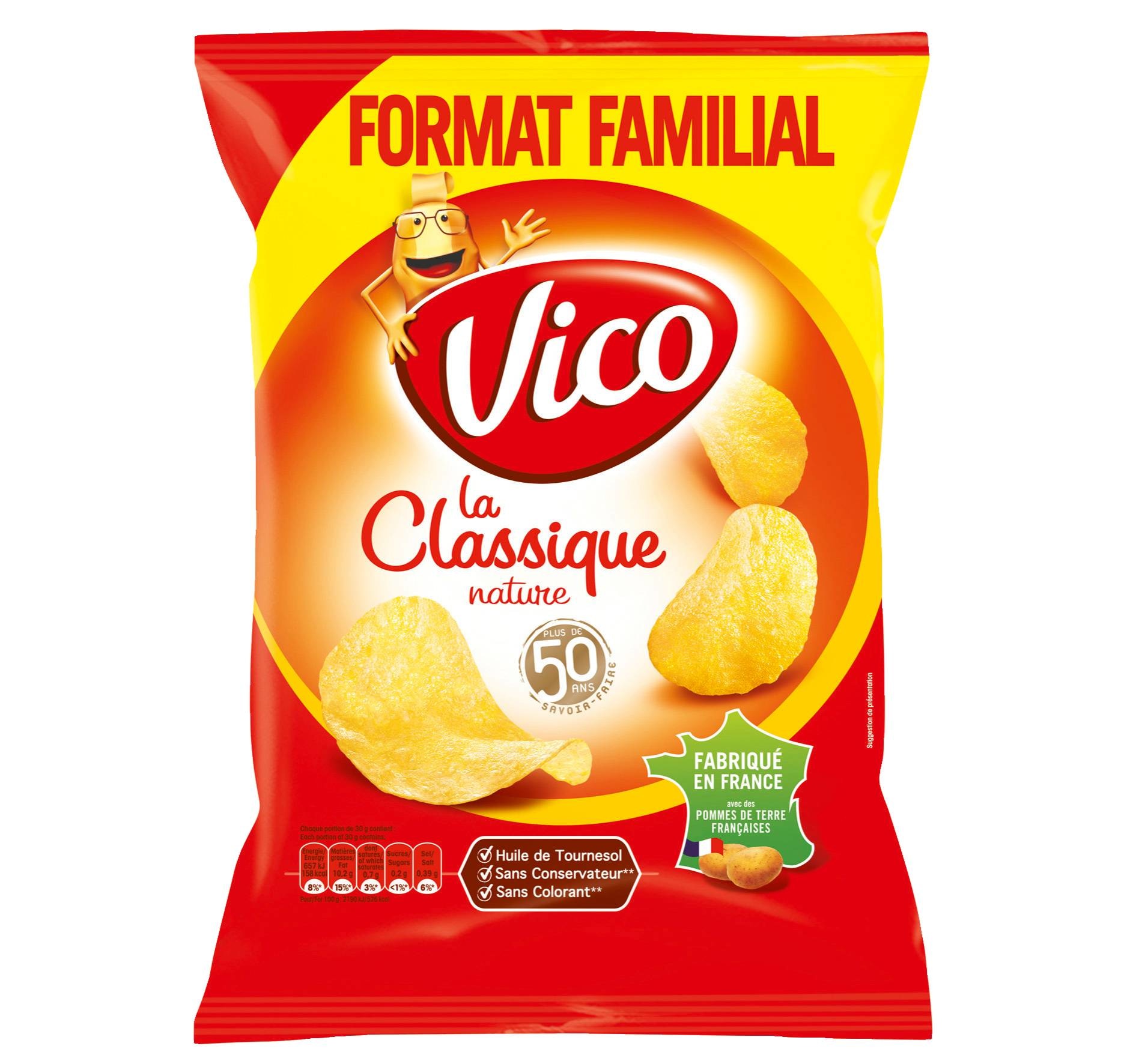  Chips La Classique natureVICO code EAN 3336971209232 