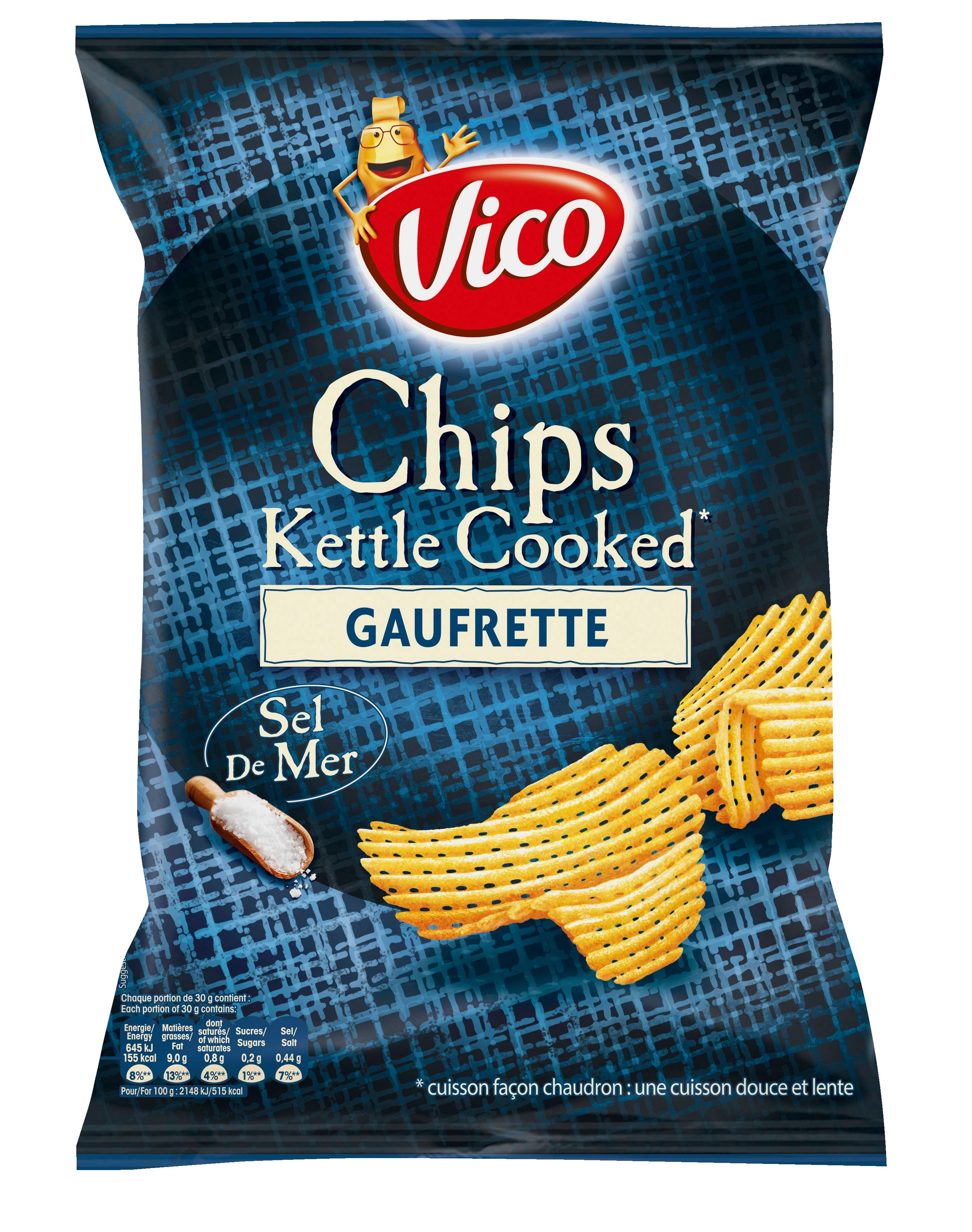 Chips Kettle Cooked Gaufrette VICO 3336971610090 (3336971610090)
