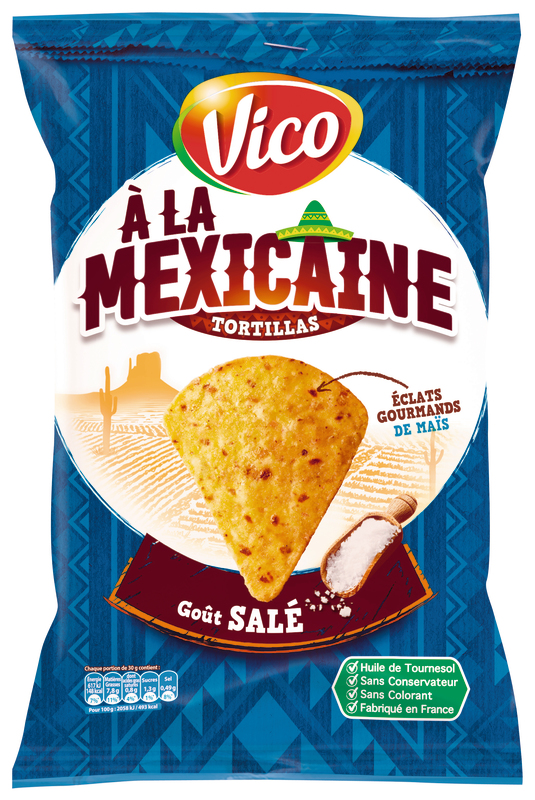TORTILLA À LA MEXICAINE GOÛT SALÉ VICO