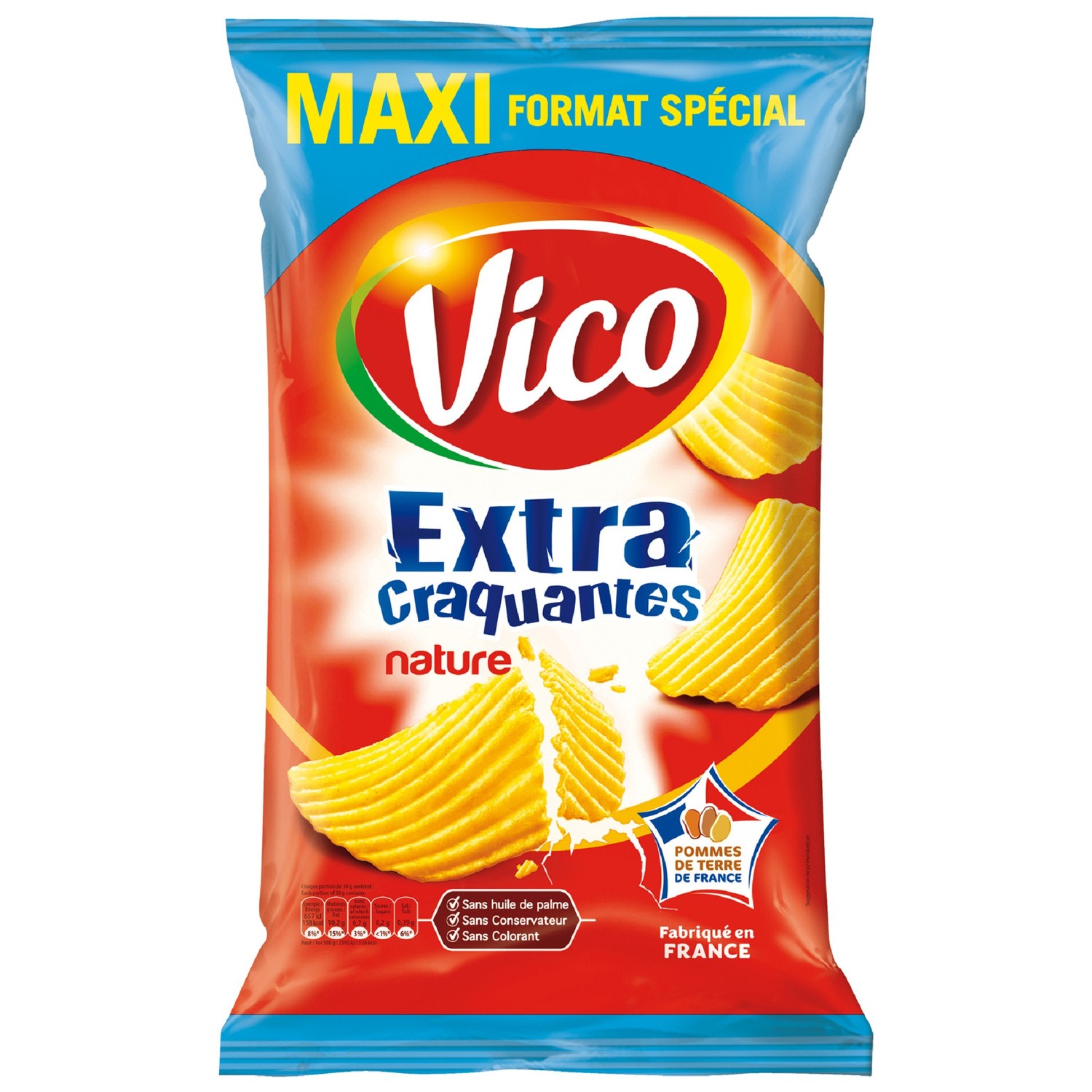 Chips Extra craquantes nature VICO