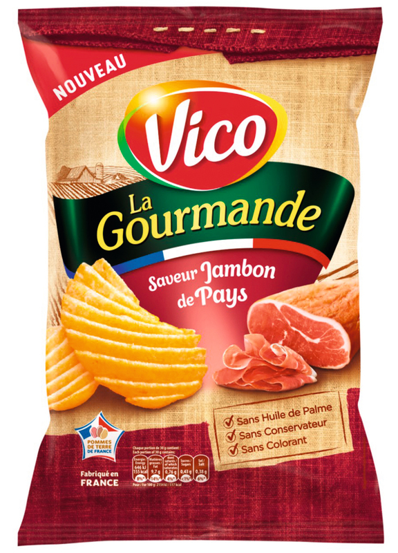 CHIPS LA GOURMANDE JAMBON DE PAYS Vico