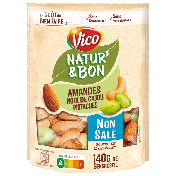 NATUR' & BON MÉLANGE AMANDES PISTACHES NOIX DE ...
