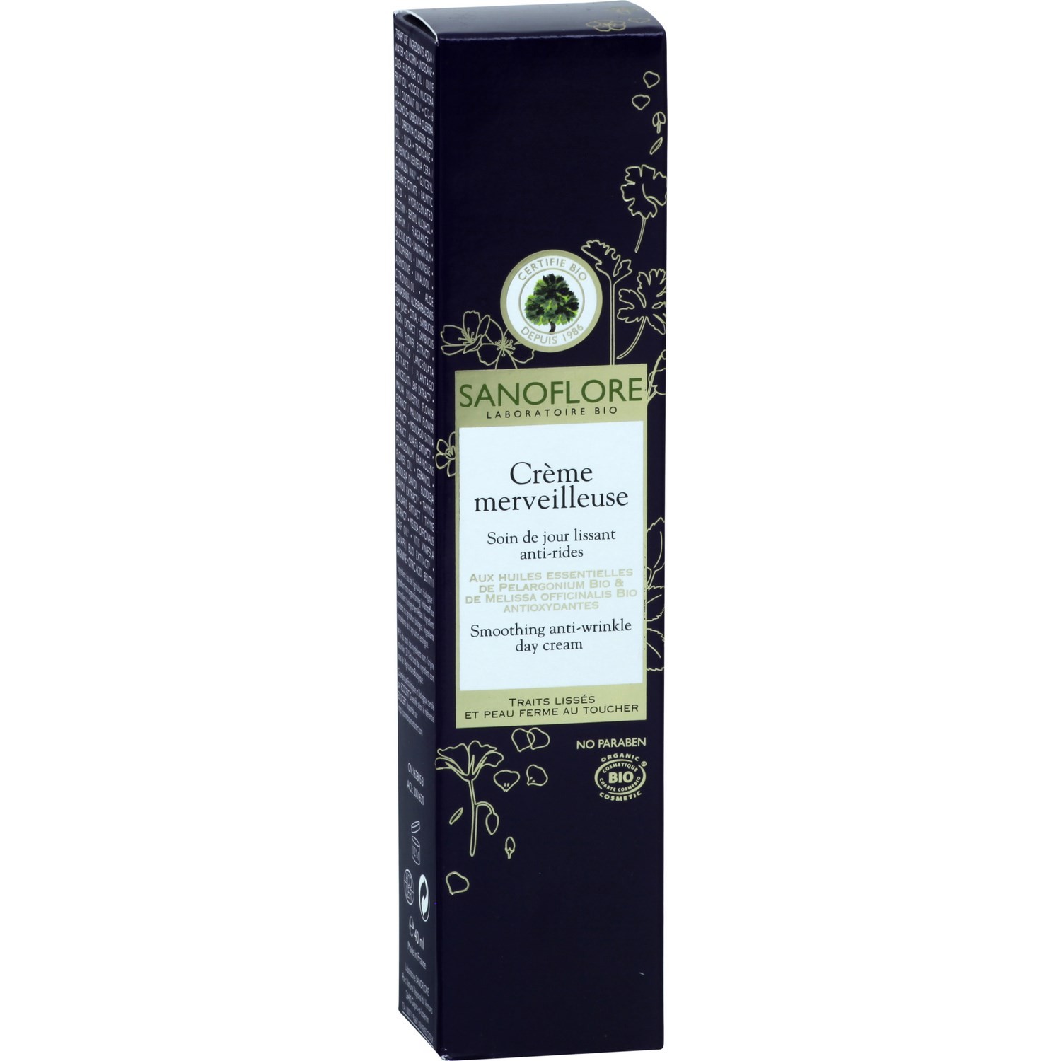 Soin anti-rides bio Crème Merveilleuse jour SAN...