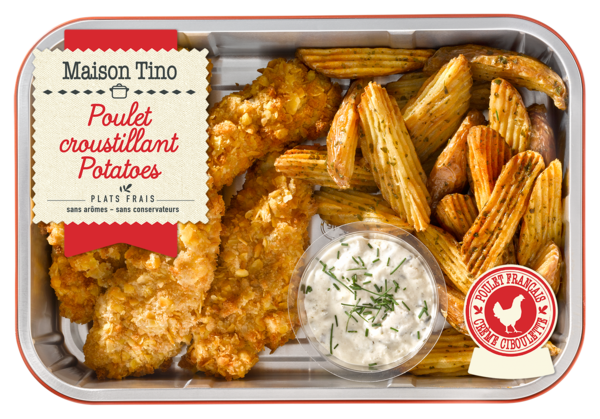  POULET CROUSTILLANT POTATOES  code EAN 3338310001965 