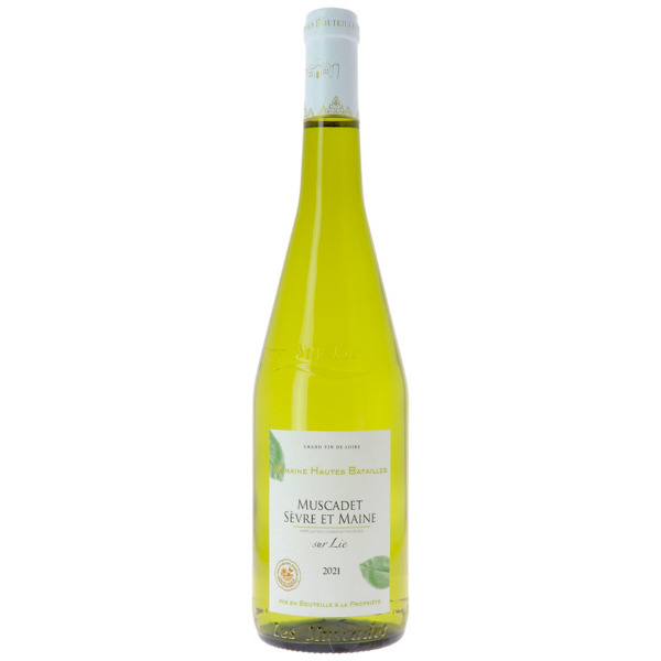 AOP MUSCADET SÈVRE ET MAINE SUR LIE BLANC
 3338480030956 DOMAINE HAUTES BATAILLES HVE3