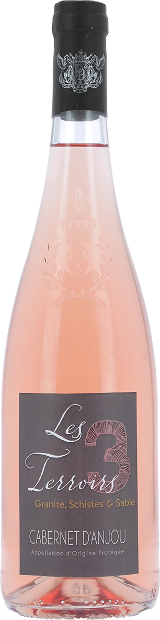  AOP CABERNET D'ANJOU ROSÉ - LES 3 TERROIRS 2024 code EAN 3338480033360 