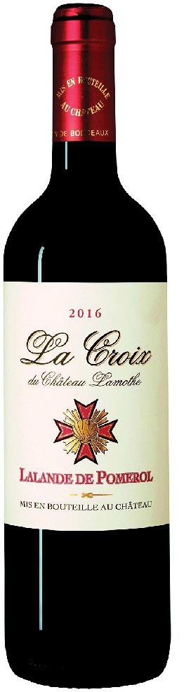 AOP LA CROIX DU CHÂTEAU LAMOTHE 2016.