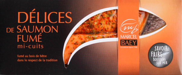  2 Pavés De Saumon Fumé Mi-Cuits À La Provencale Marcel Baey code EAN 3339790003883 
