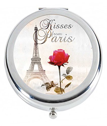 Miroir de poche - Tour Eiffel Kiss from Paris rose