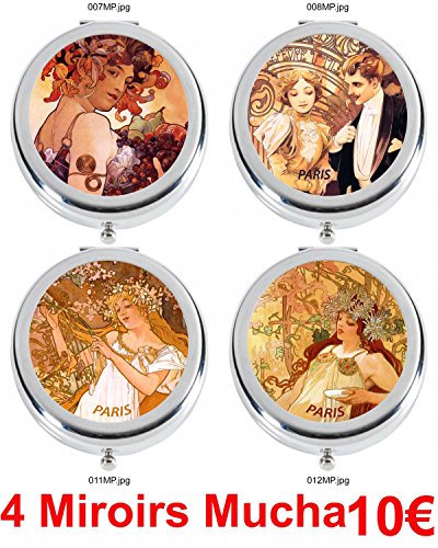 Miroir de poche - 4 Miroirs