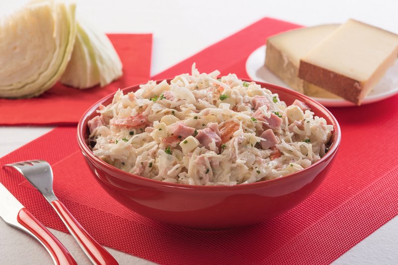  SALADE DE CHOU, JAMBON, COMTÉ  code EAN 3342280027115 