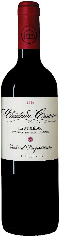 AOP(1) HAUT-MÉDOC CRU BOURGEOIS CHÂTEAU CISSAC 2016. 3342590044635 (3342590044635)