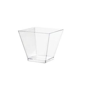 - verrine plastique pyramide 6cl par 50