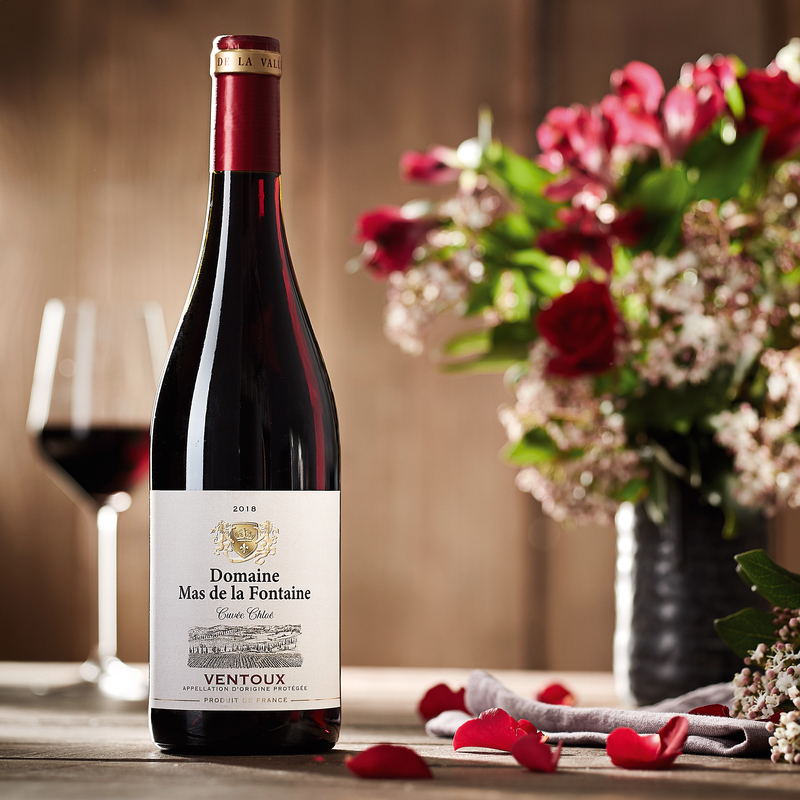 Domaine Mas de la Fontaine AOP VENTOUX  ROUGE 2018 Domaine Mas de la Fontaine code EAN 3343380031828 