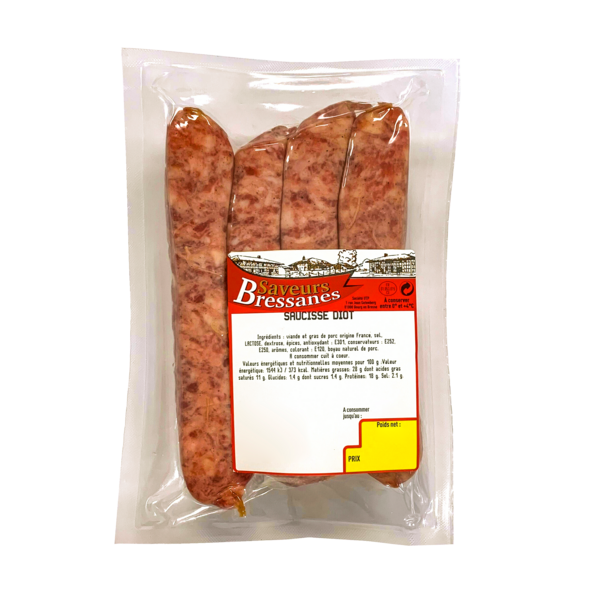 DIOTS PUR PORC NATURE
