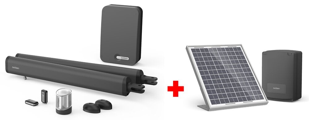 AVIDSEN Motorisation portail TEHA et Kit solaire 
