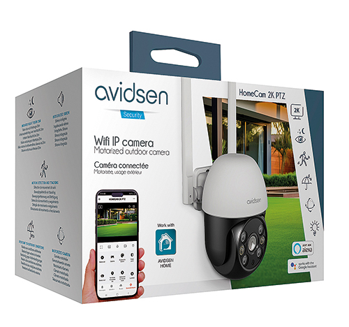 CAMÉRA DE SÉCURITÉ EXTÉRIEURE MOTORISÉE CONNECT...