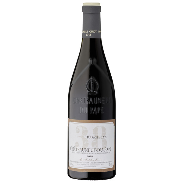 Domaine Quiot "38 Parcelles" Châteauneuf-du-Pape code EAN 3345120000033 