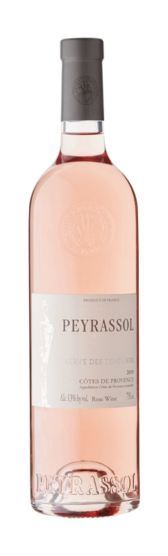 Peyrassol   La Réserve des Templiers AOP CÔTES DE PROVENCE  ROSÉ 2019 Peyrassol   La Réserve des Templiers code EAN 3345631470202 