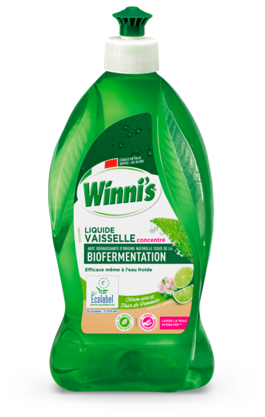 LIQUIDE VAISSELLE BOUTEILLE CITRON VERT ET FLEU...