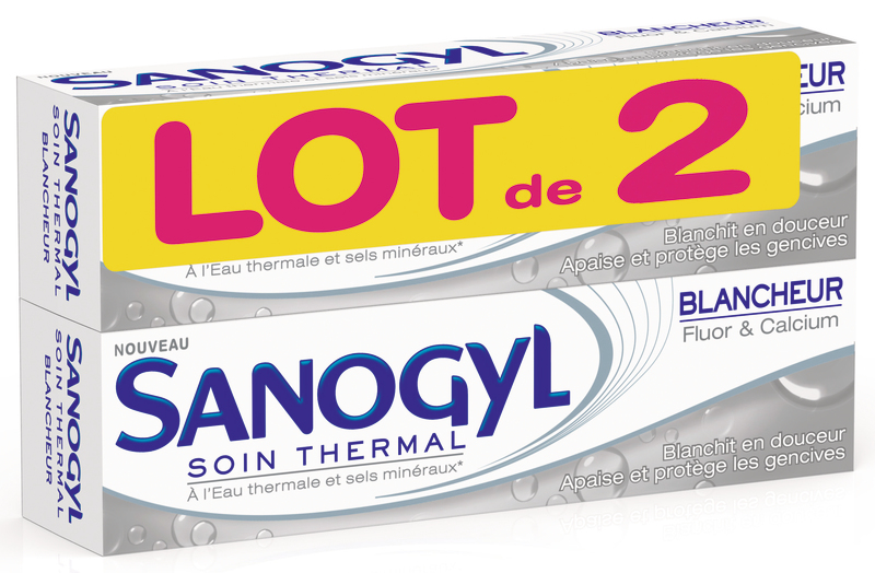 DENTIFRICE  SOIN THERMAL BLANCHEUR Sanogyl
