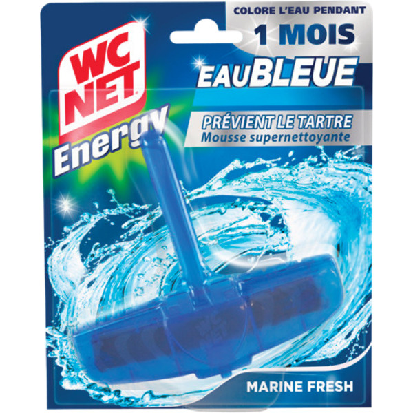 BLOC WC ENERGY EAU BLEUE MARINE FRAÎCHE
