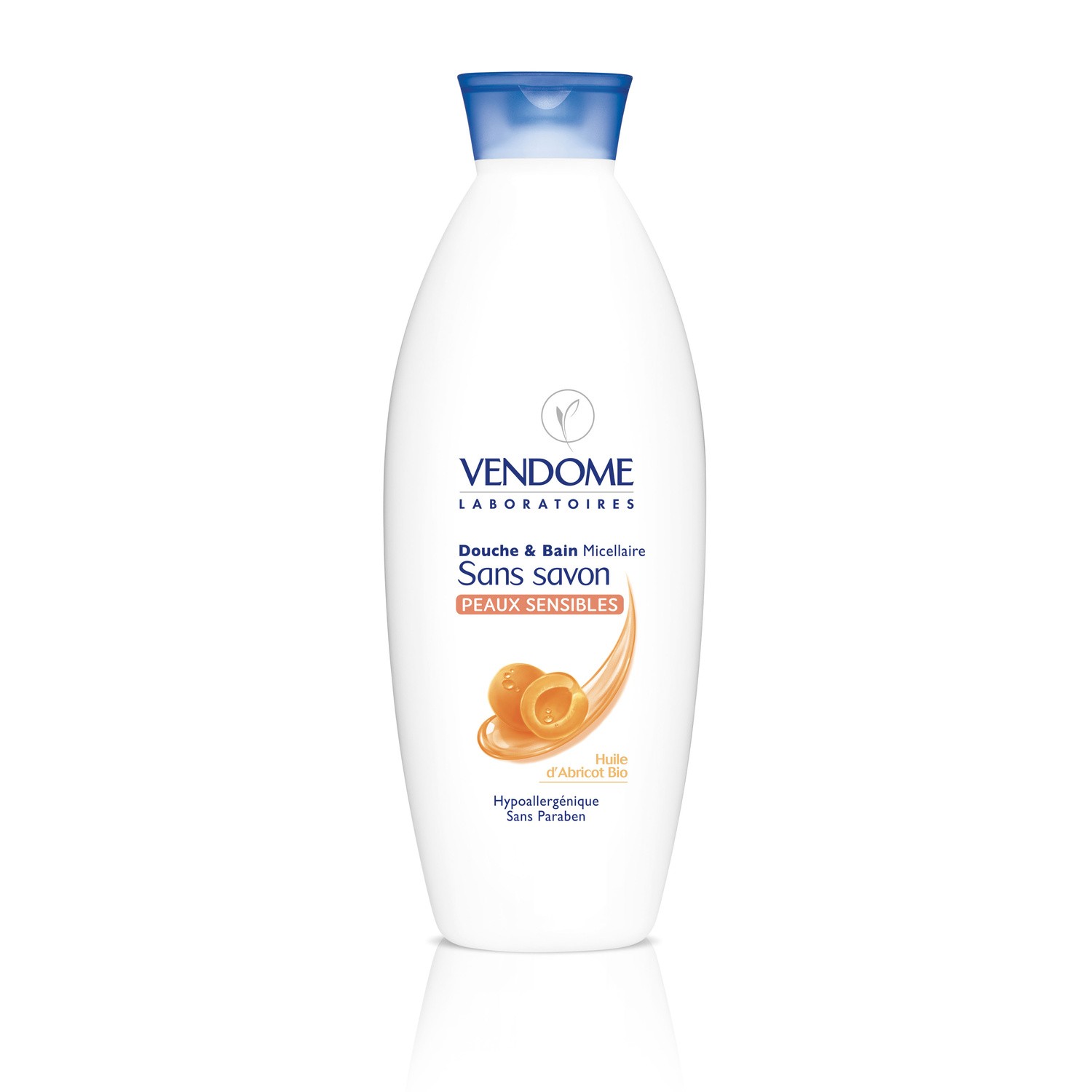 Gel douche sans savon abricot VENDOME