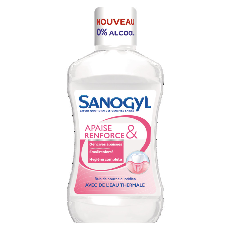BAIN DE BOUCHE APAISE ET RENFORCE SANOGYL