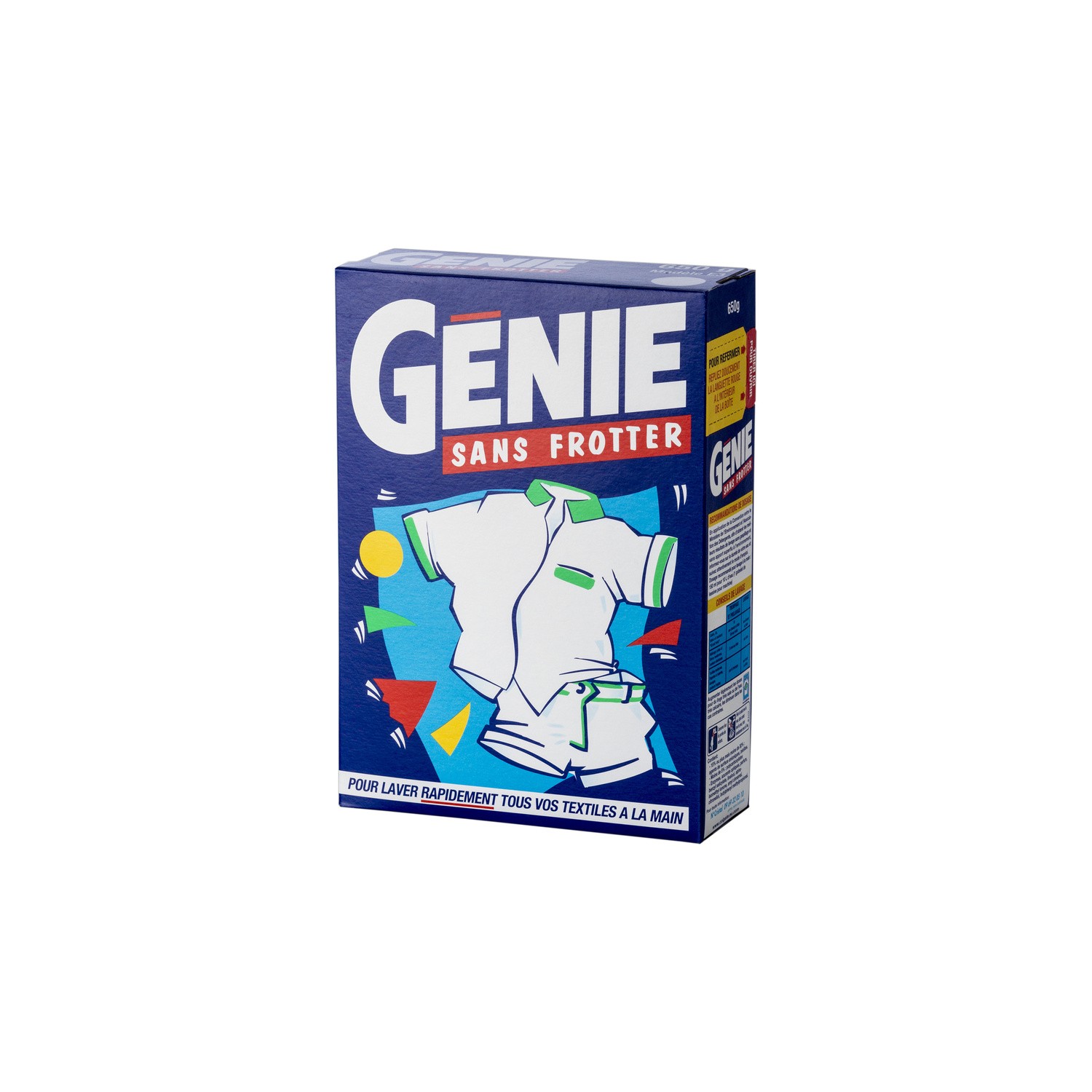 Lessive poudre à la main