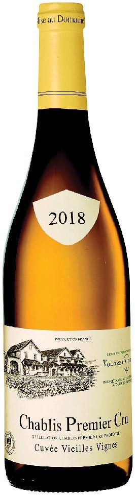  AOP(1) CHABLIS PREMIER CRU DOMAINE VOCORET & FILS “CUVÉE VIEILLES VIGNES” 2018. code EAN 3346153997574 