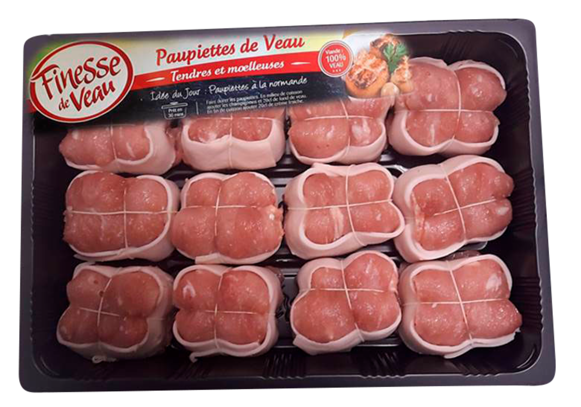 FINESSE DE VEAU 12 paupiettes de veau code EAN 3346236318005 