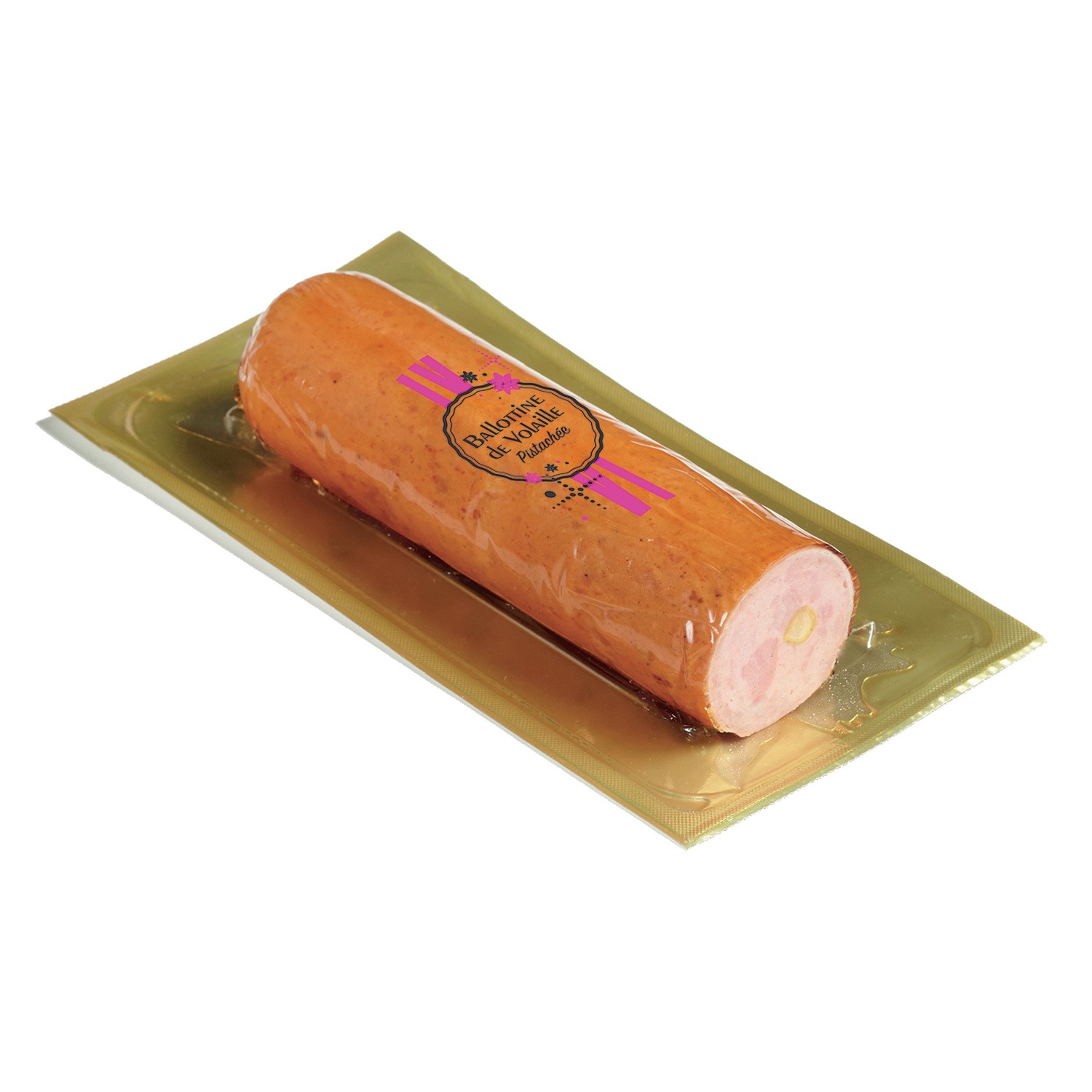 BRIENT Ballottine de volaille pistachée BRIENT code EAN 3346650218219 