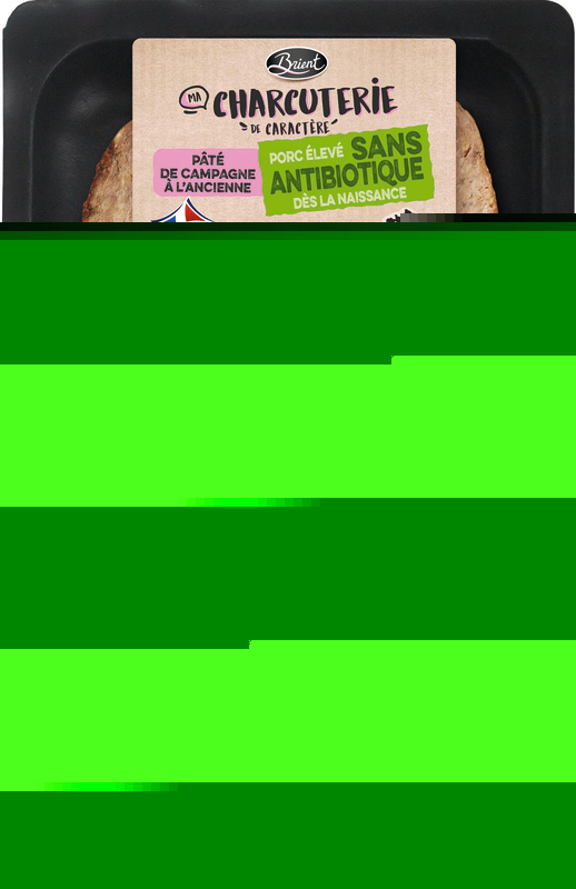 PÂTÉ DE CAMPAGNE SANS ANTIBIO BRIENT