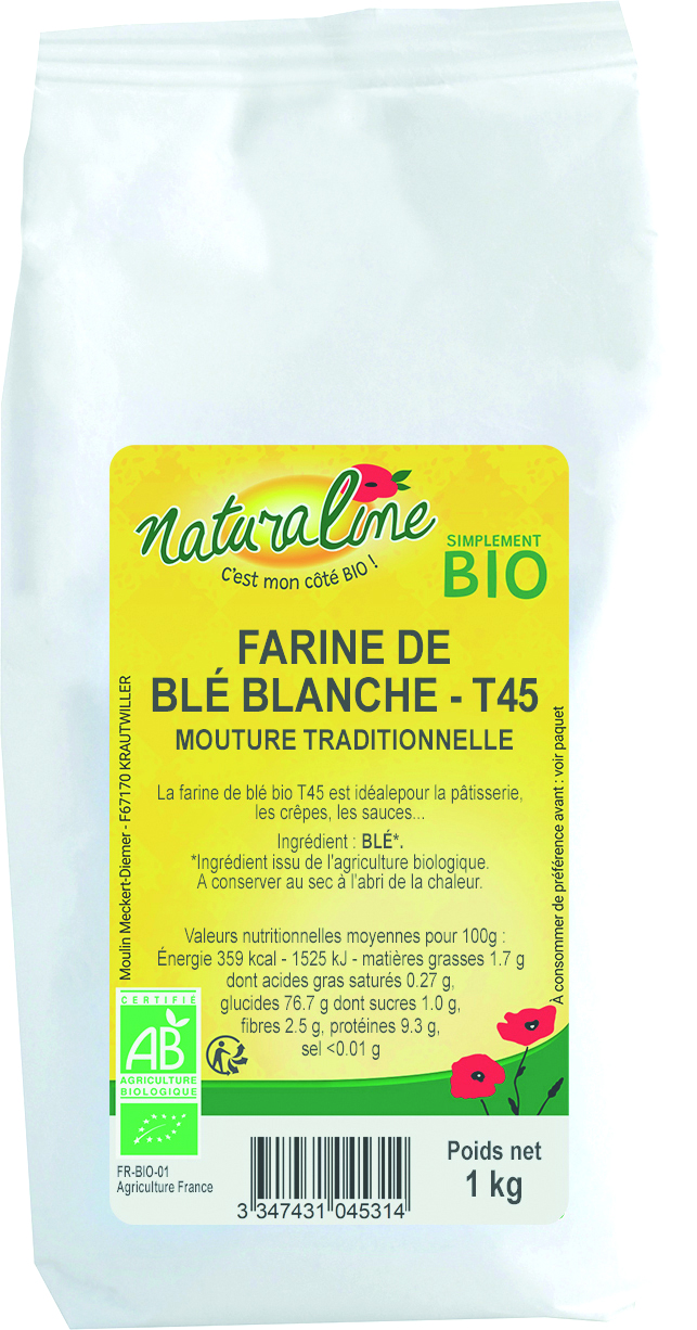 FARINE BLÉ T45 BIO