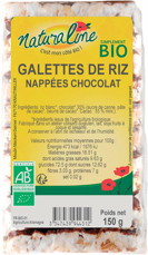 GALETTES DE RIZ BIO NAPPÉES CHOCOLAT