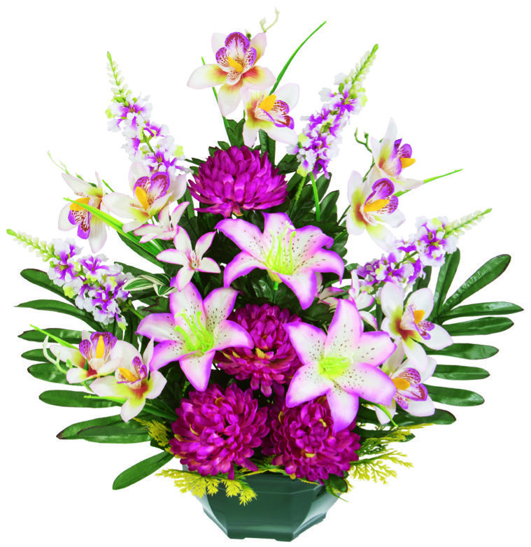 FRONTON DE CHRYSANTHÈMES / LYS / ORCHIDÉES / LILAS 3347541950478 (3347541950478)