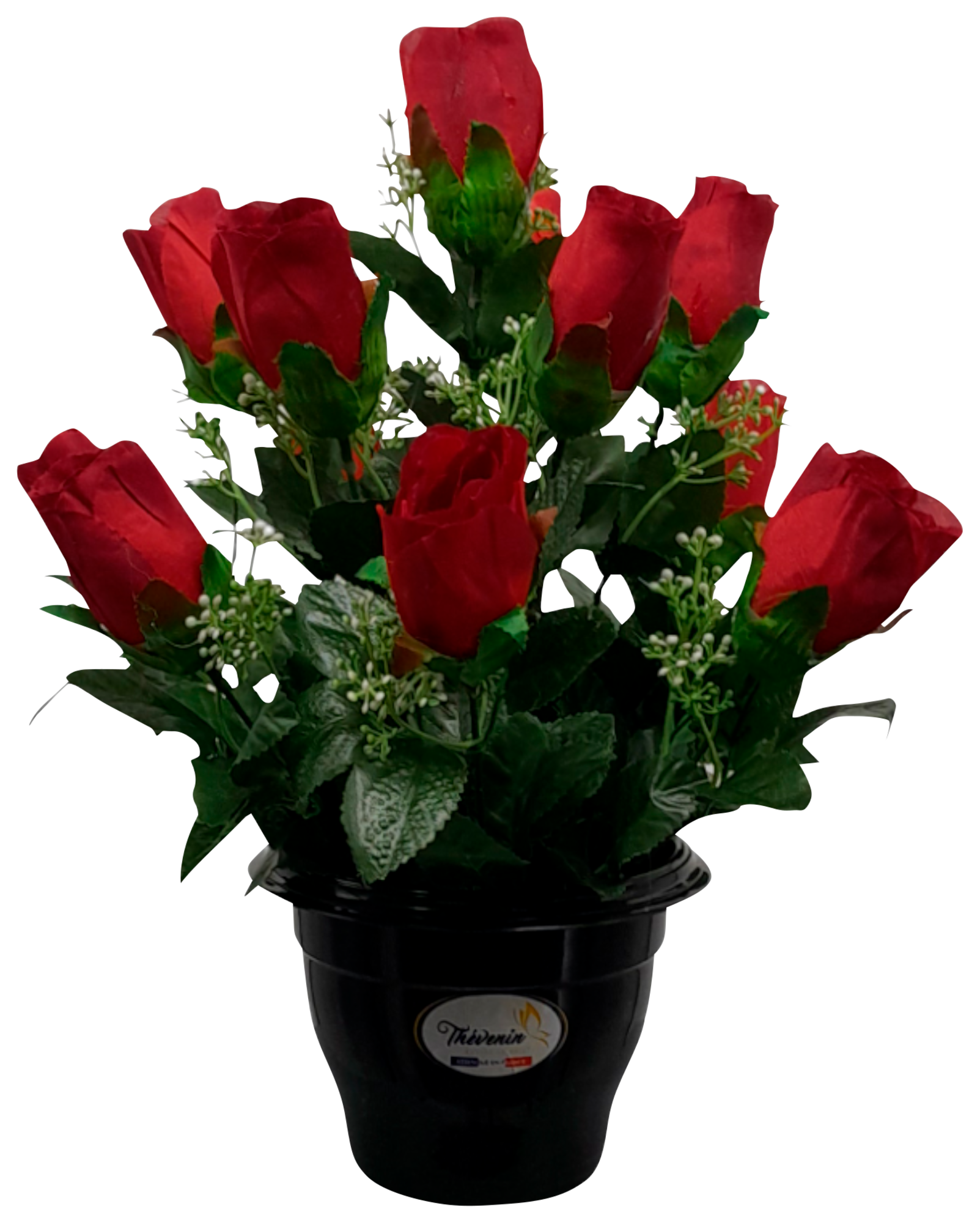 THEVENIN - NATURE EN SOIE POT DE BOUTONS DE ROSES code EAN 3347542526849 