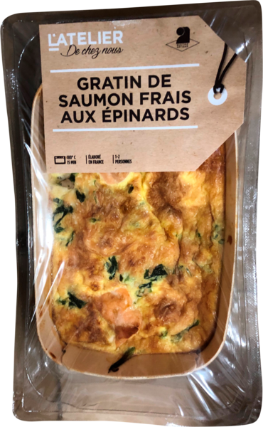  GRATIN SAUMON ÉPINARD  code EAN 3348700085406 