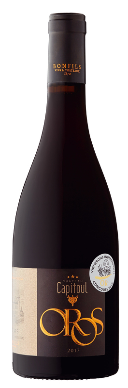 Chateau Capitoul Oros AOP LANGUEDOC LA CLAPE  ROUGE 2017 Chateau Capitoul Oros code EAN 3349549861107 
