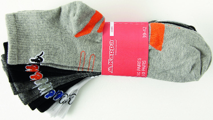 LOT DE 10 PAIRES DE CHAUSSETTES, SOCQUETTES OU ...