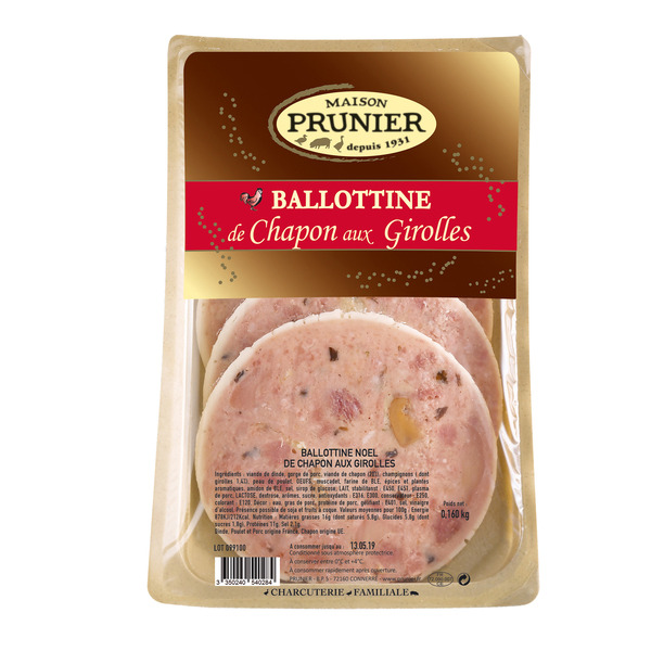 PRUNIER Ballottine de Noël 
 code EAN 3350240540284 