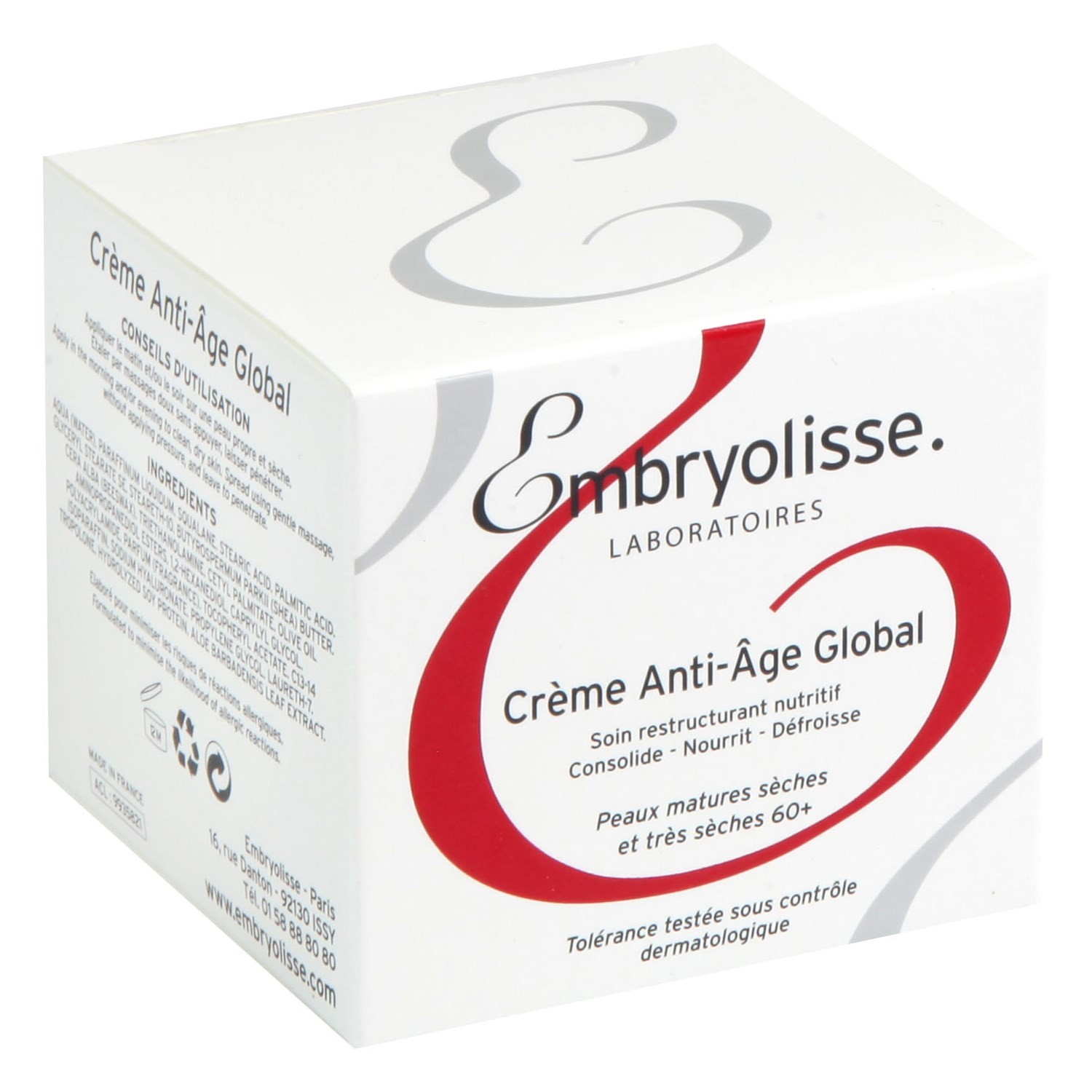 Crème anti-âge Global EMBRYOLISSE
