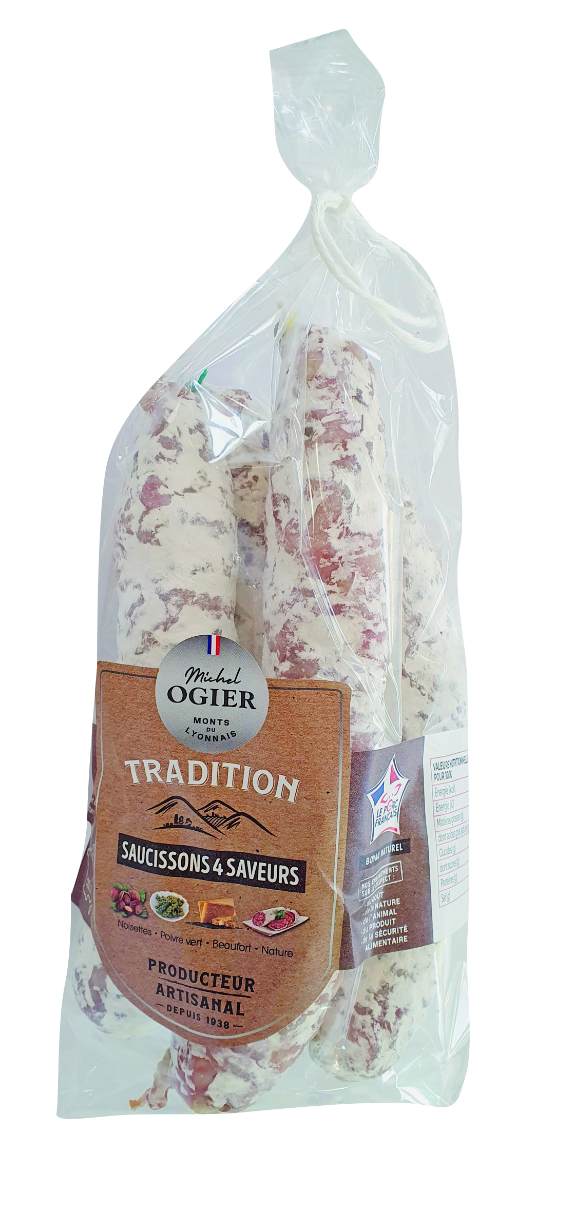 MAISON OGIER SAUCISSONS code EAN 3351160003361 