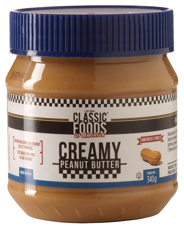 BEURRE DE CACAHUÈTES CRÉMEUX CLASSIC FOODS OF A...