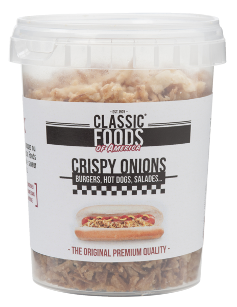 CRISPY ONIONS
3351700075790 CLASSIC FOODS OF AMERICA CRISPY ONIONS
3351700075790 CLASSIC FOODS OF AMERICA