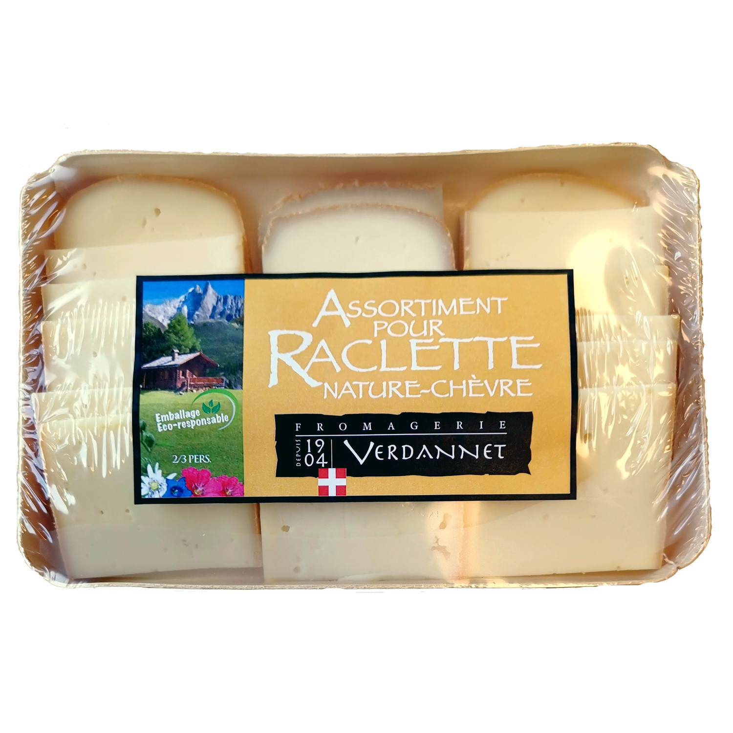 Raclette et fondant de chèvre tranchés VERDANNET