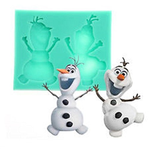 moule silicone olaf reine des neige gateau pate...