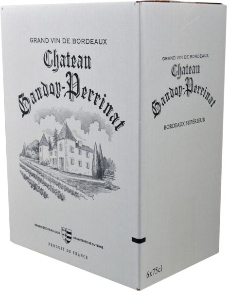 CHÂTEAU GANDOY-PERRINAT HVE3 AOP BORDEAUX SUPÉRIEUR ROUGE
 code EAN 3354902010528 